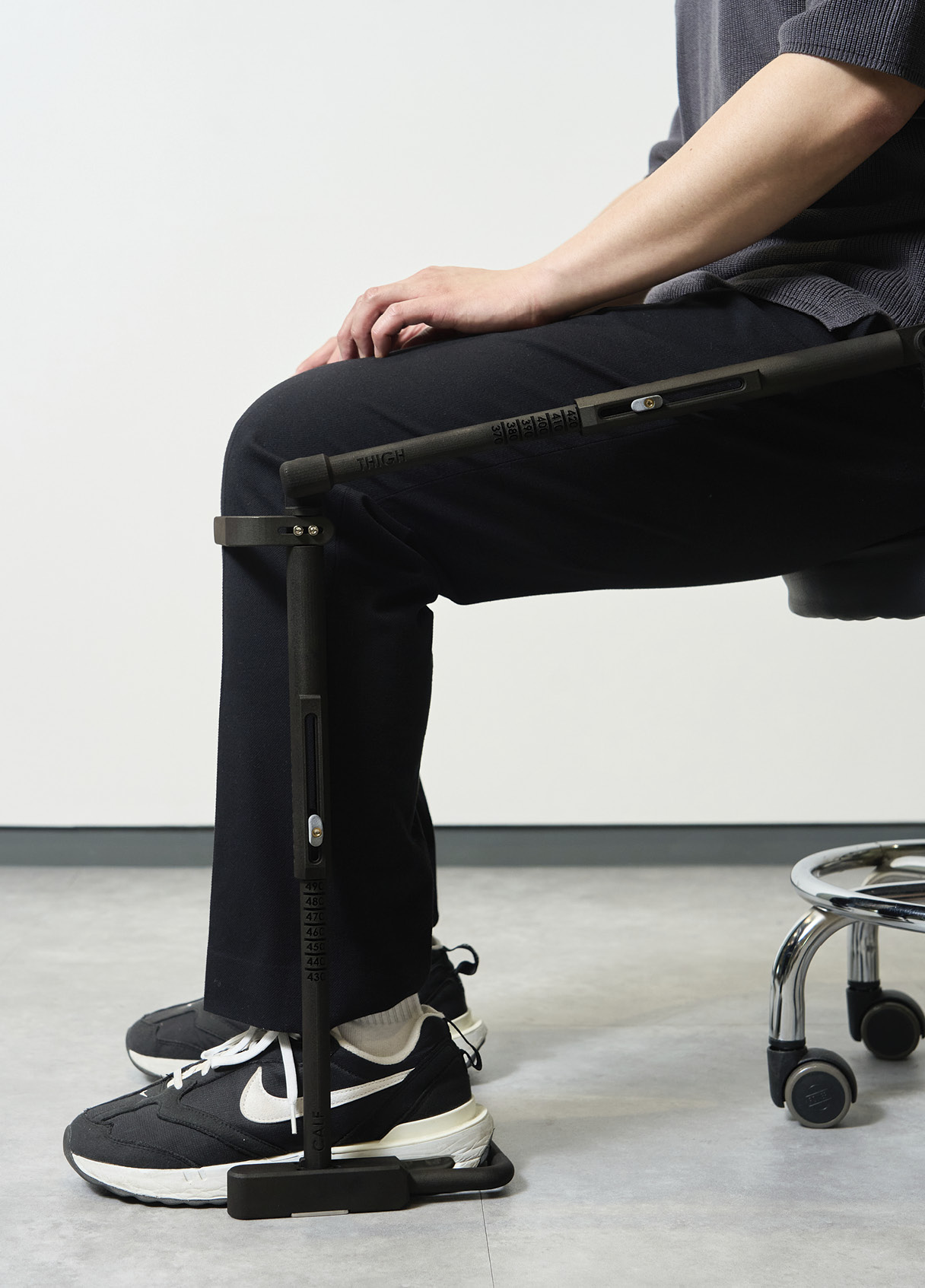 현대자동차 로보틱스랩 엑스블 멕스를 착용한 모습