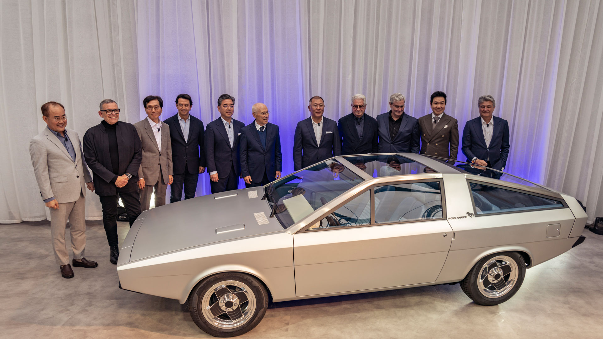 Inaugural Hyundai Reunion Celebrates Rebirth of  Hyundai Motor’s Pony Coupe Concept