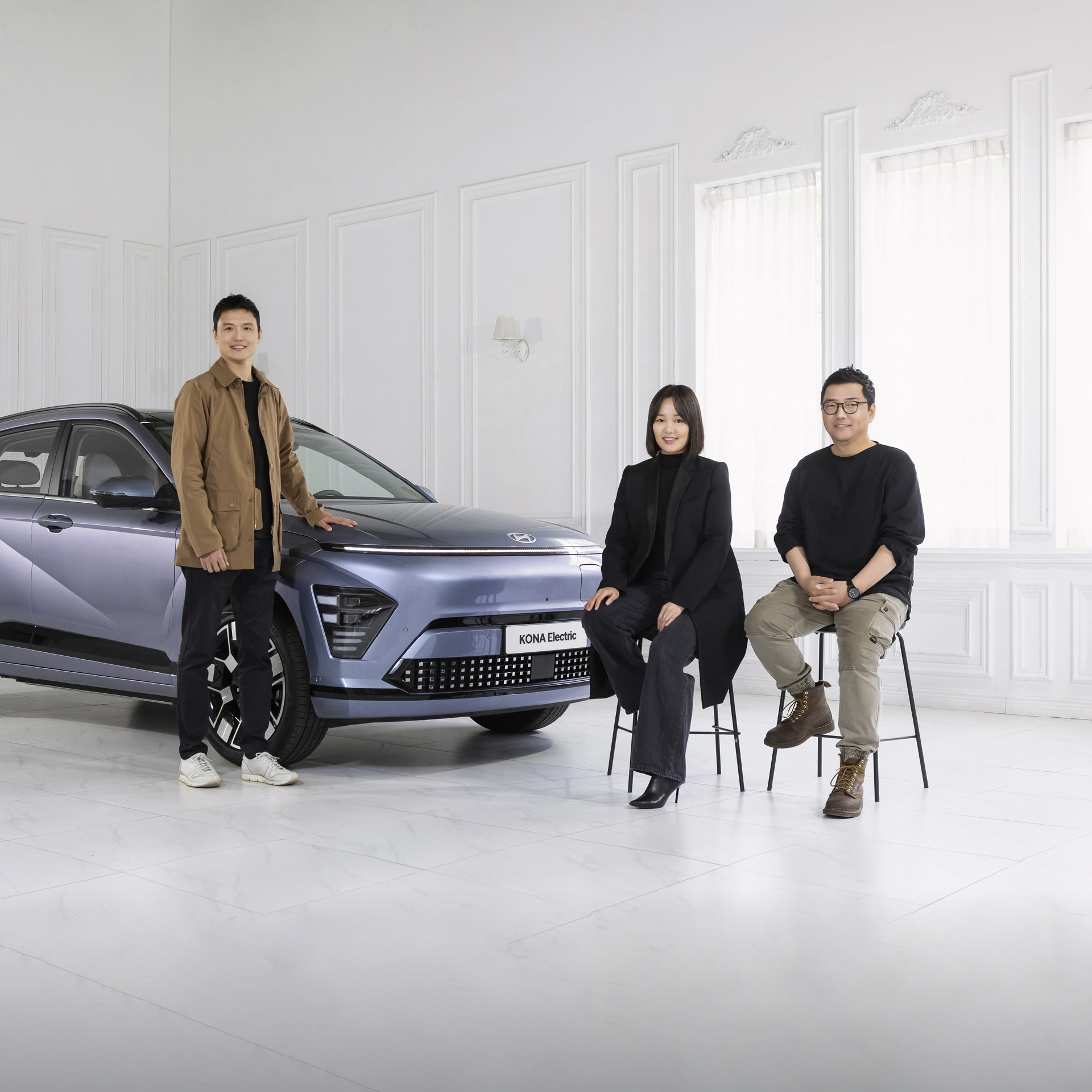 The All-New Kona Electric Designers of Hyundai Motor Company