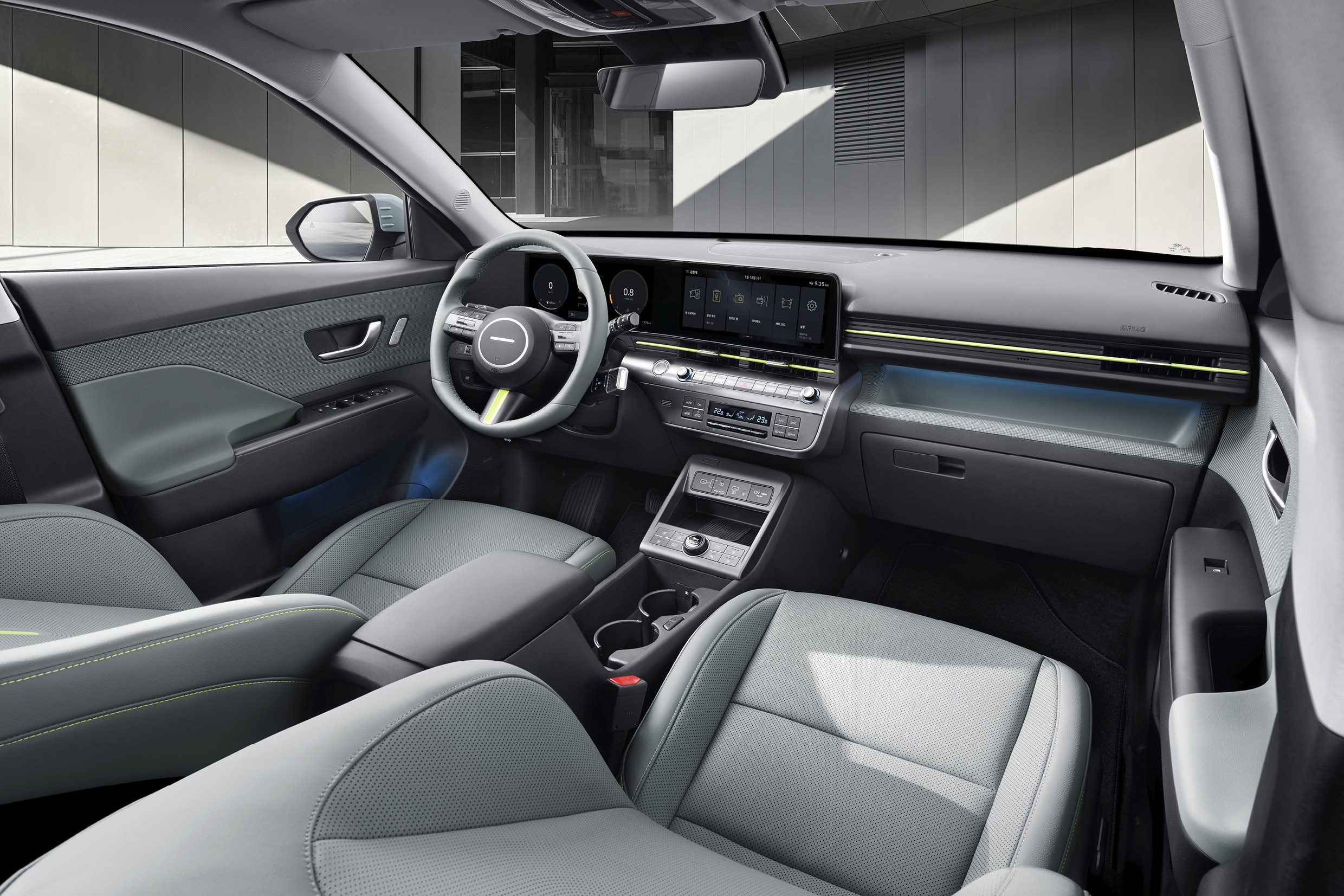Interior of the All-New Kona by Hyundai Motor Company