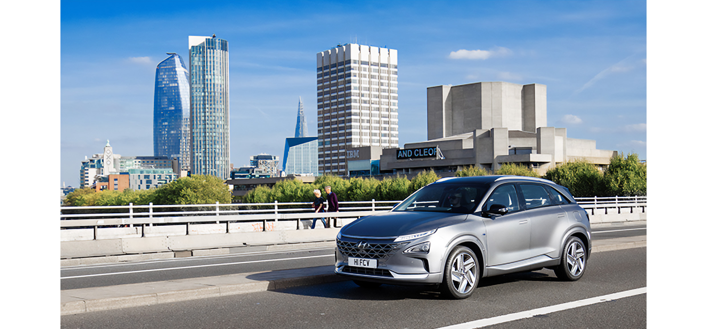 현대자동차 넥쏘의 모습