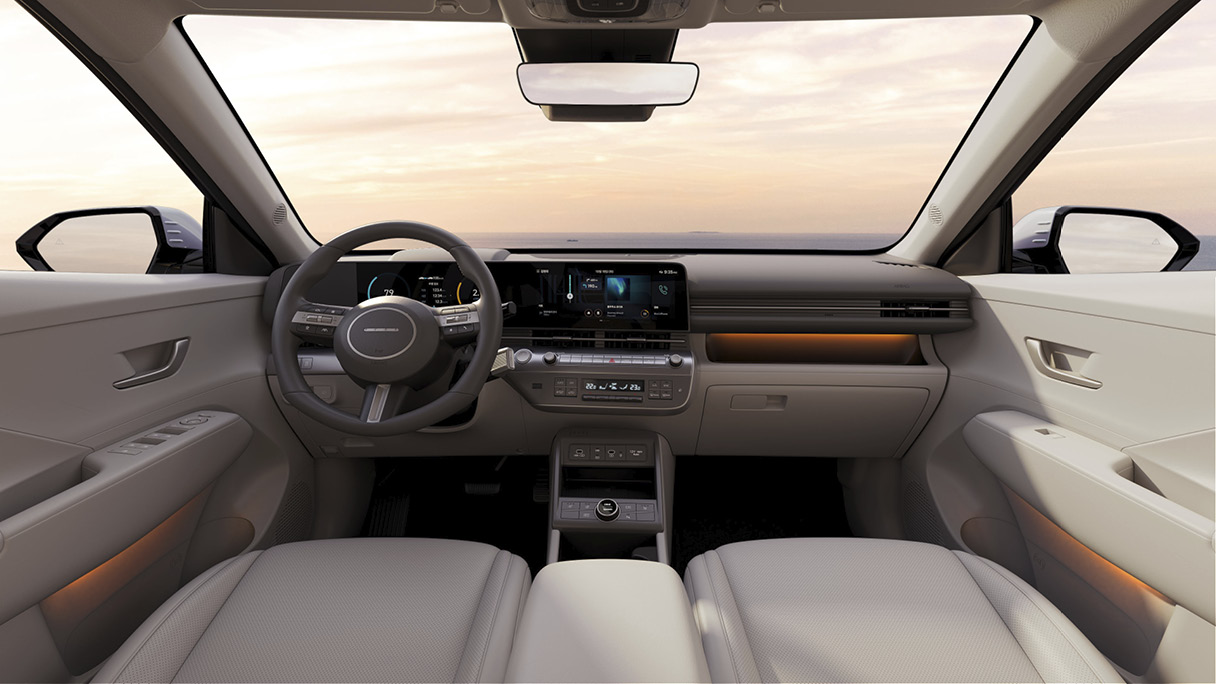 Interior view of Kona