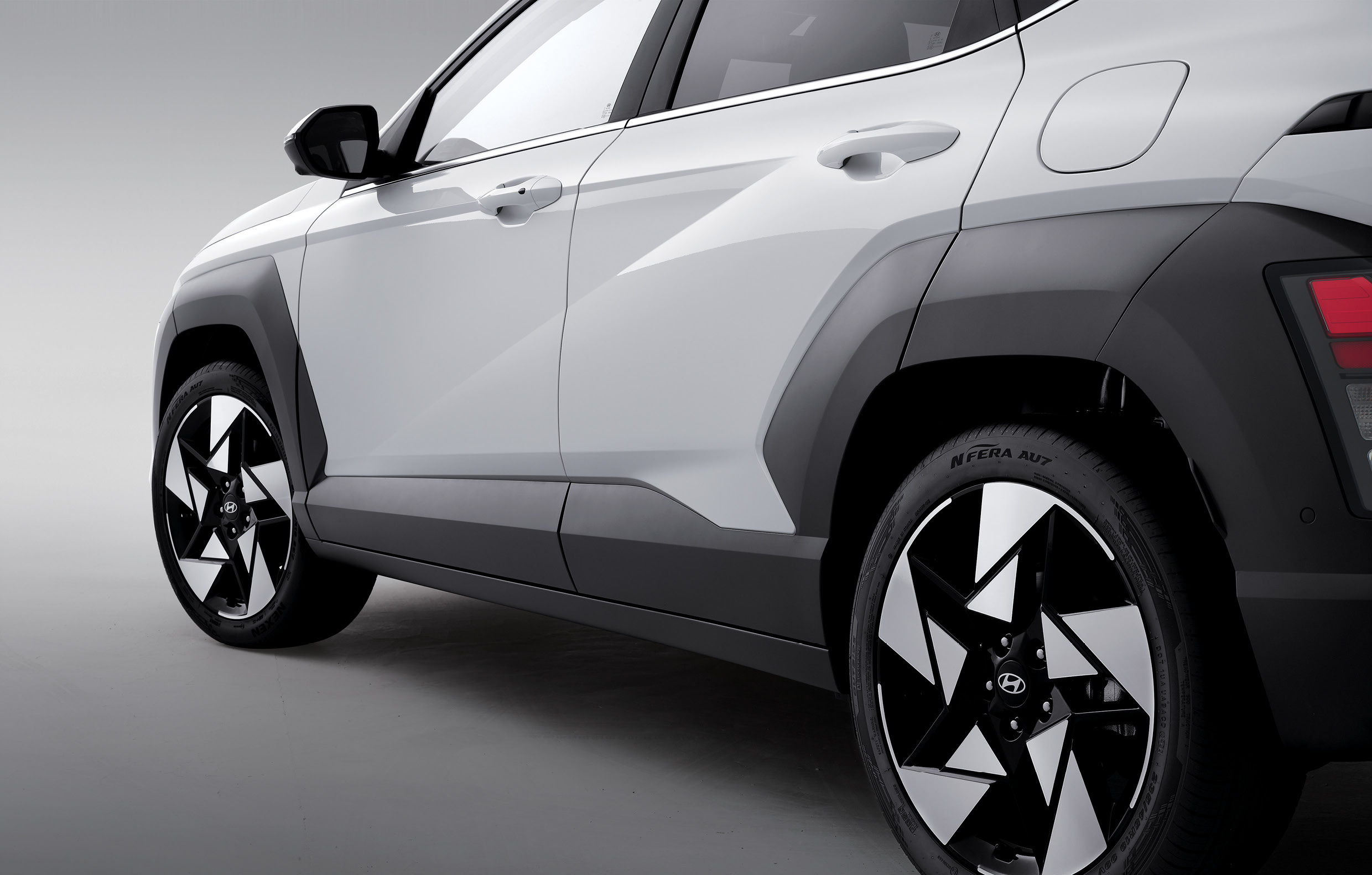 Side view of the Kona character line