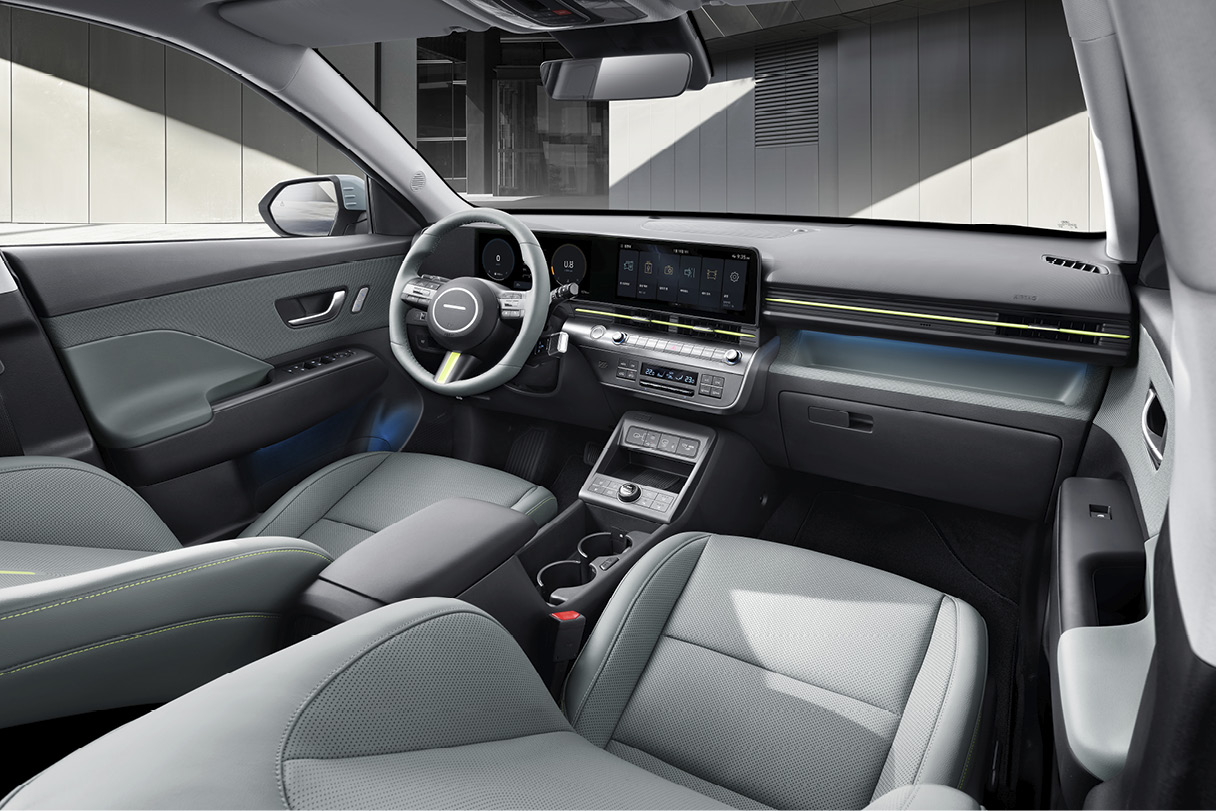 Interior view of Kona