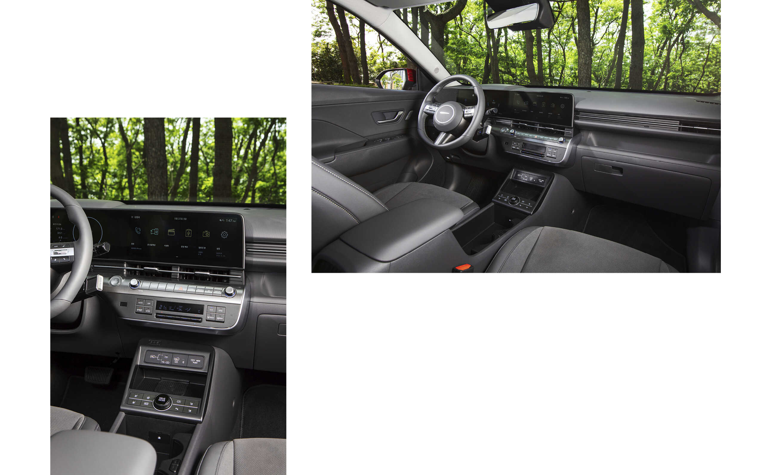 코나 일렉트릭 인테리어