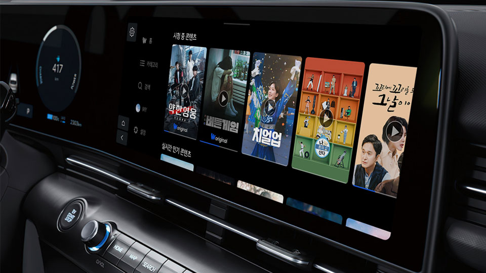 이젠 차 안에서 왓챠, 웨이브, 팟빵 콘텐츠 감상한다-main