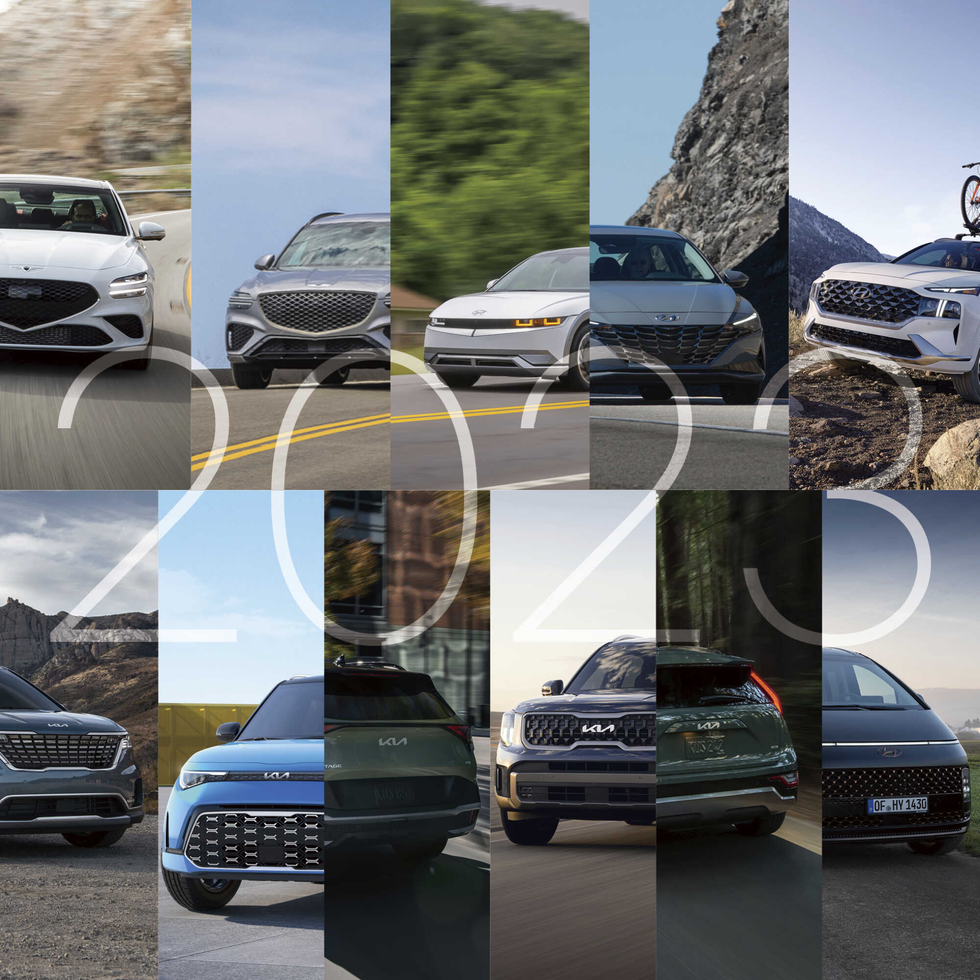 현대차그룹 차량 사진 모음