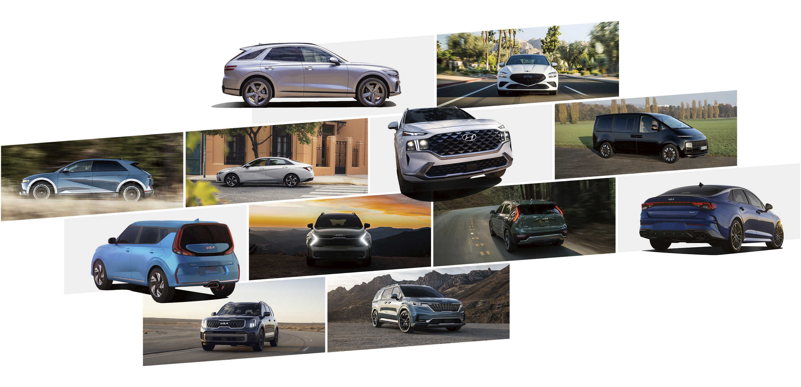 현대차그룹 차량 사진 모음