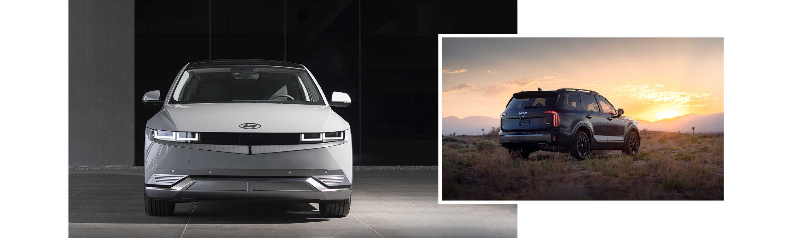 현대차 아이오닉 5와 기아 텔루라이드 사진