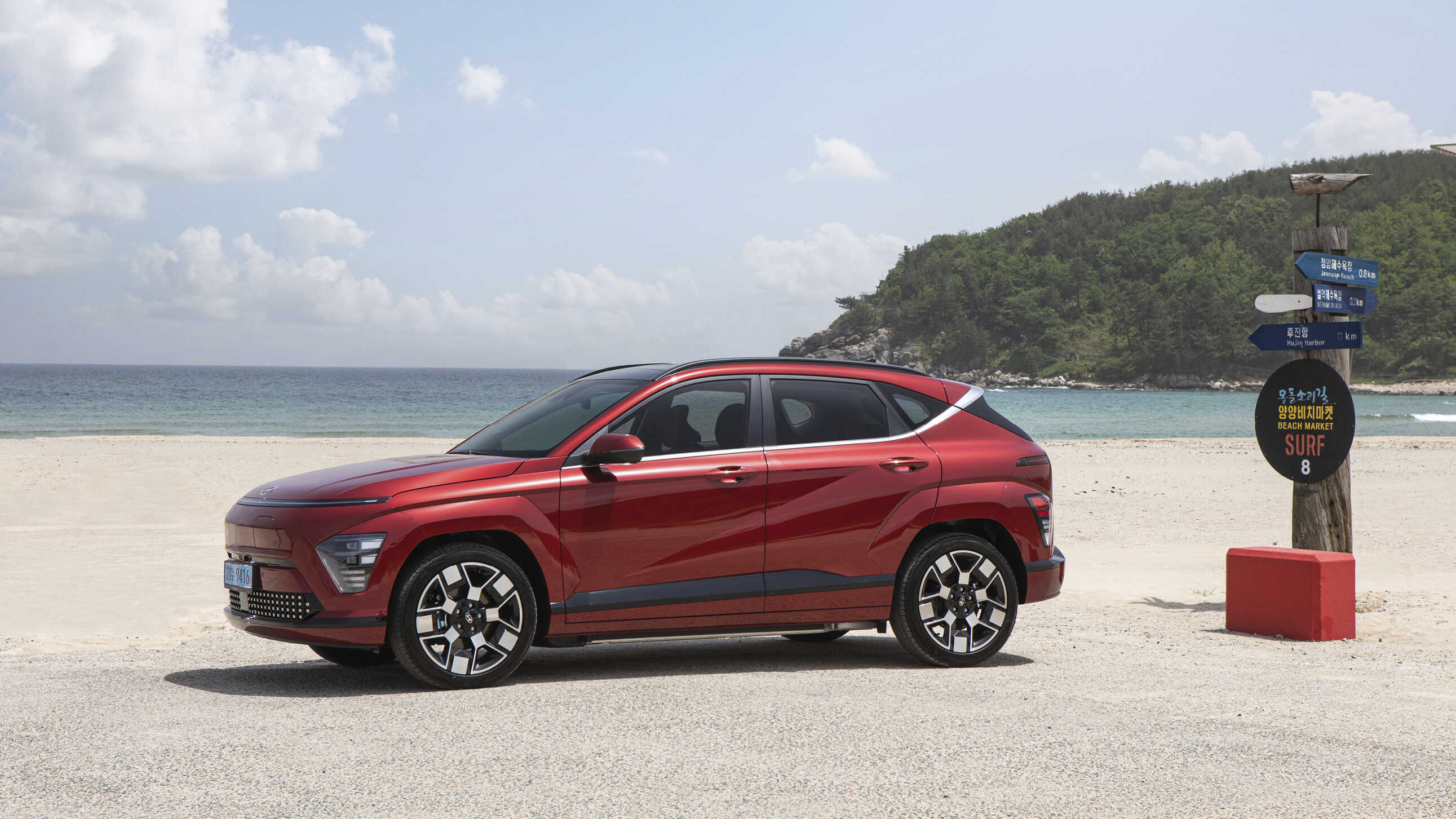 Kona Electric side view