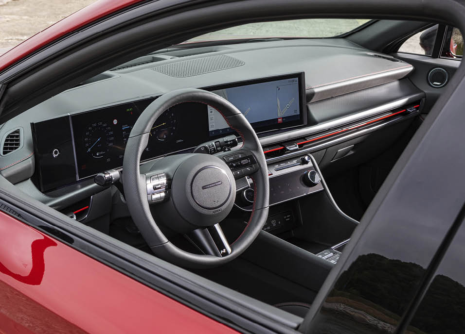 쏘나타 디엣지 N라인 콕핏