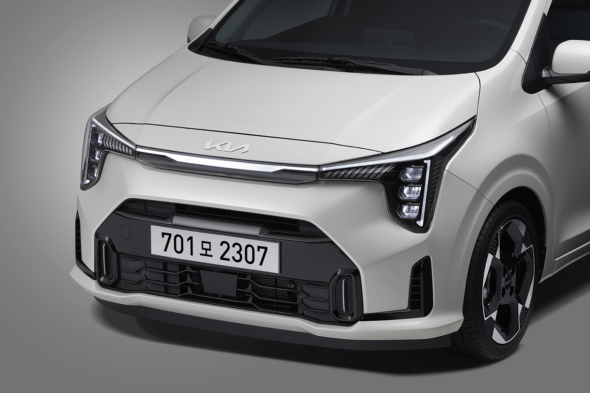 모닝의 정면부 모습