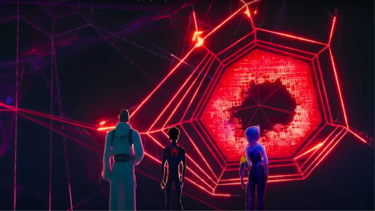 멀티버스를 보는 스파이더맨