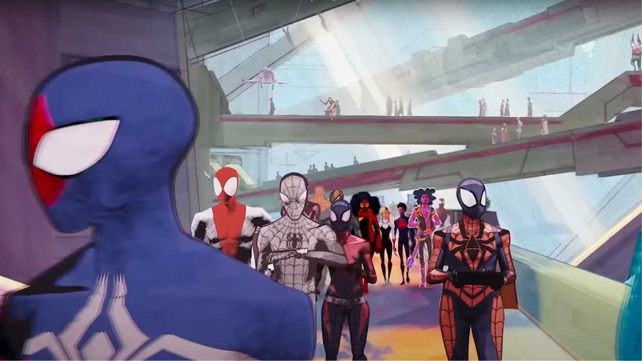 멀티버스의 다양한 스파이더맨 모습