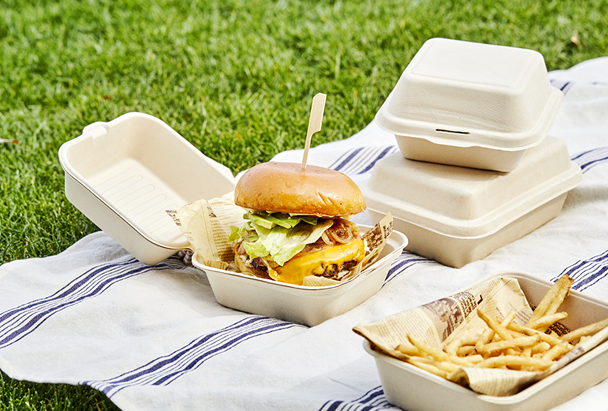 음식 포장 판매 ‘투고 메뉴’에 적용된 해비치의 친환경 테이크아웃 용기