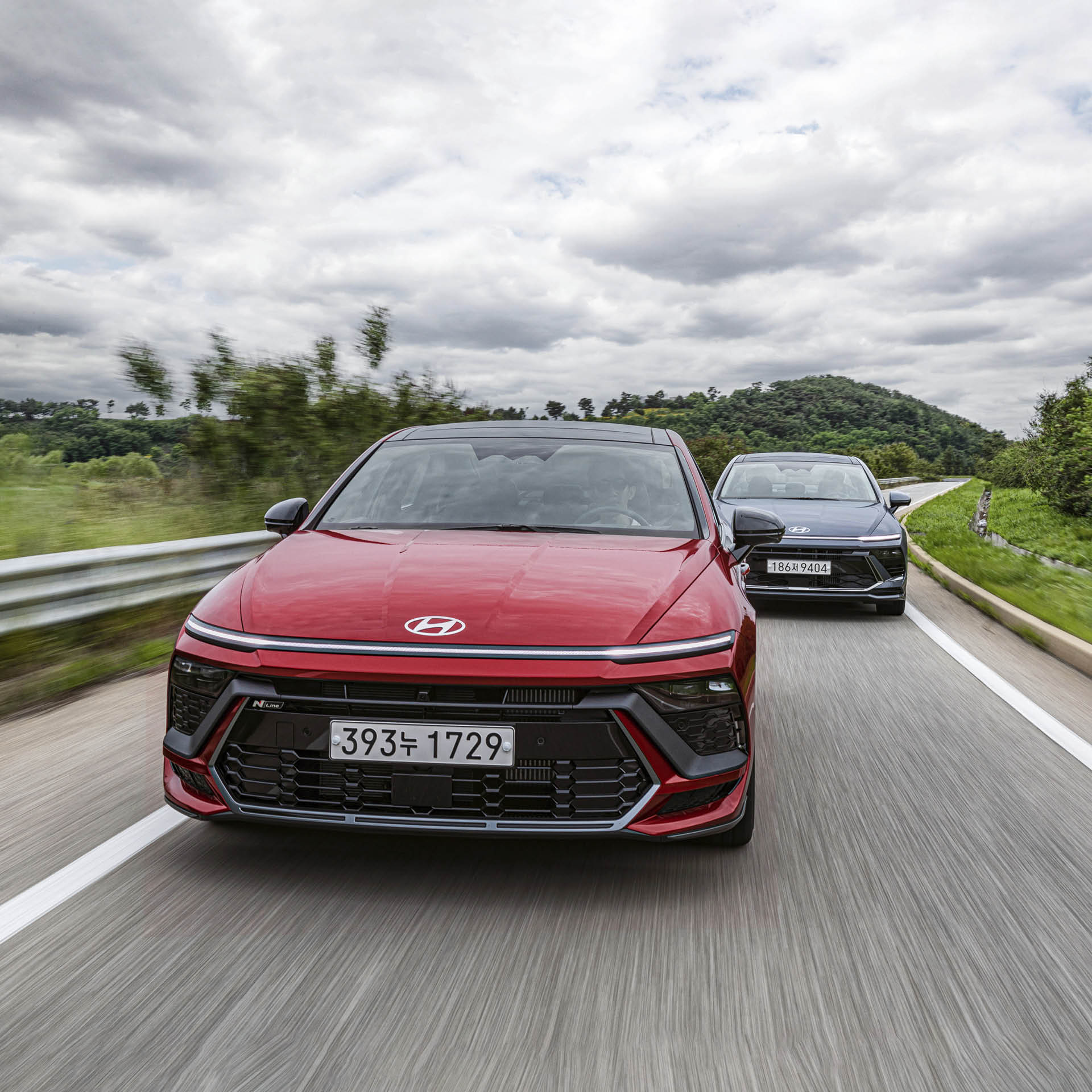 The Sonata The Edge and the Sonata The Edge N-Line are running side by side