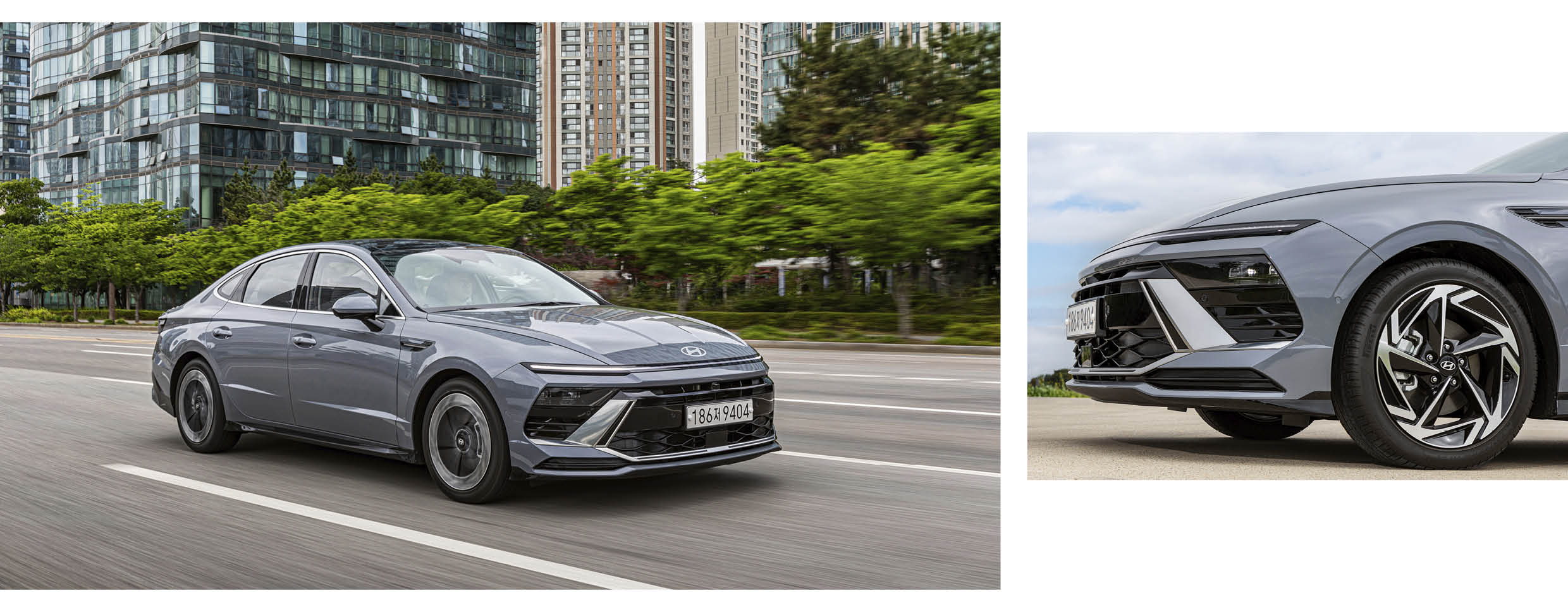 The Sonata The Edge is driving through the city