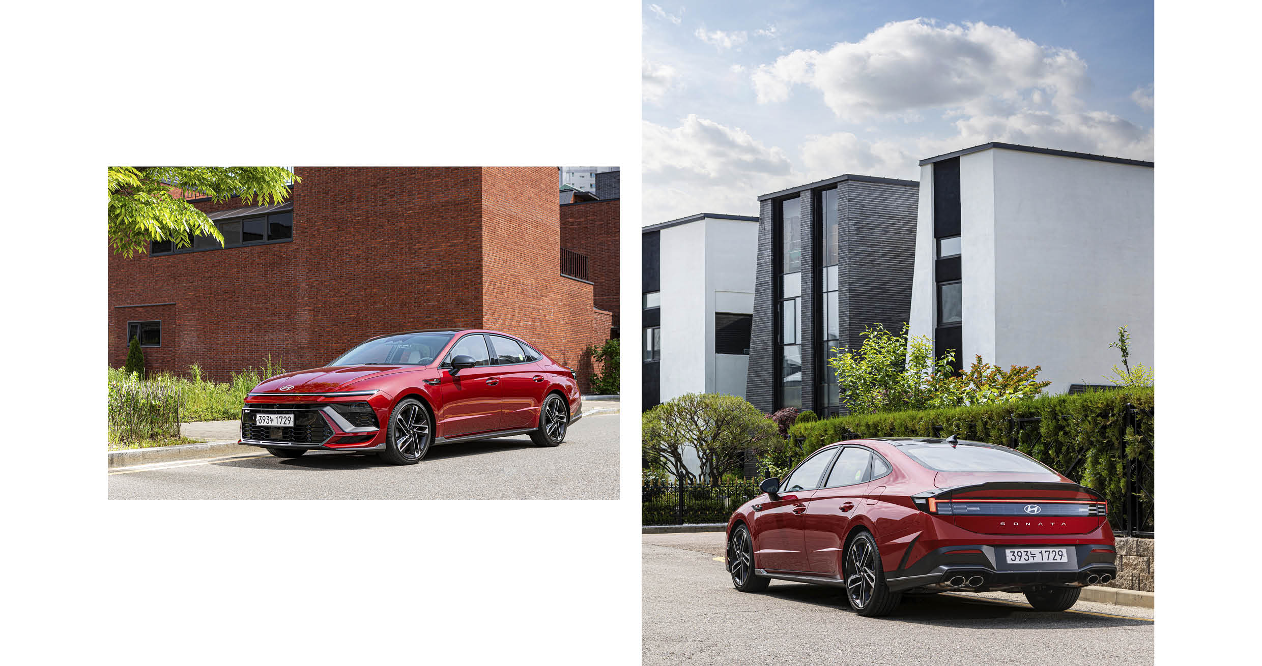 Side view and back view of the Sonata The Edge N-Line