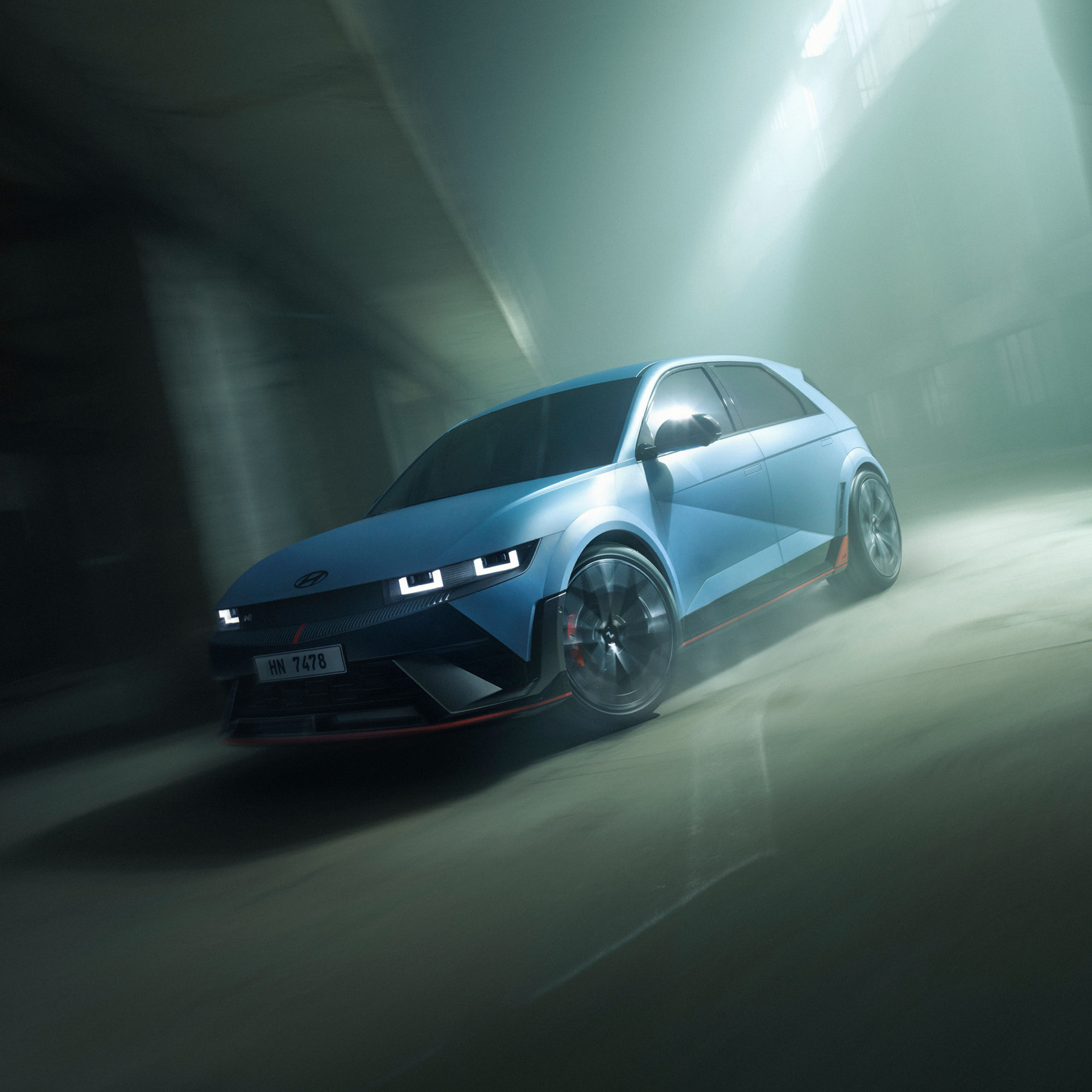 현대자동차 아이오닉 5 N의 모습