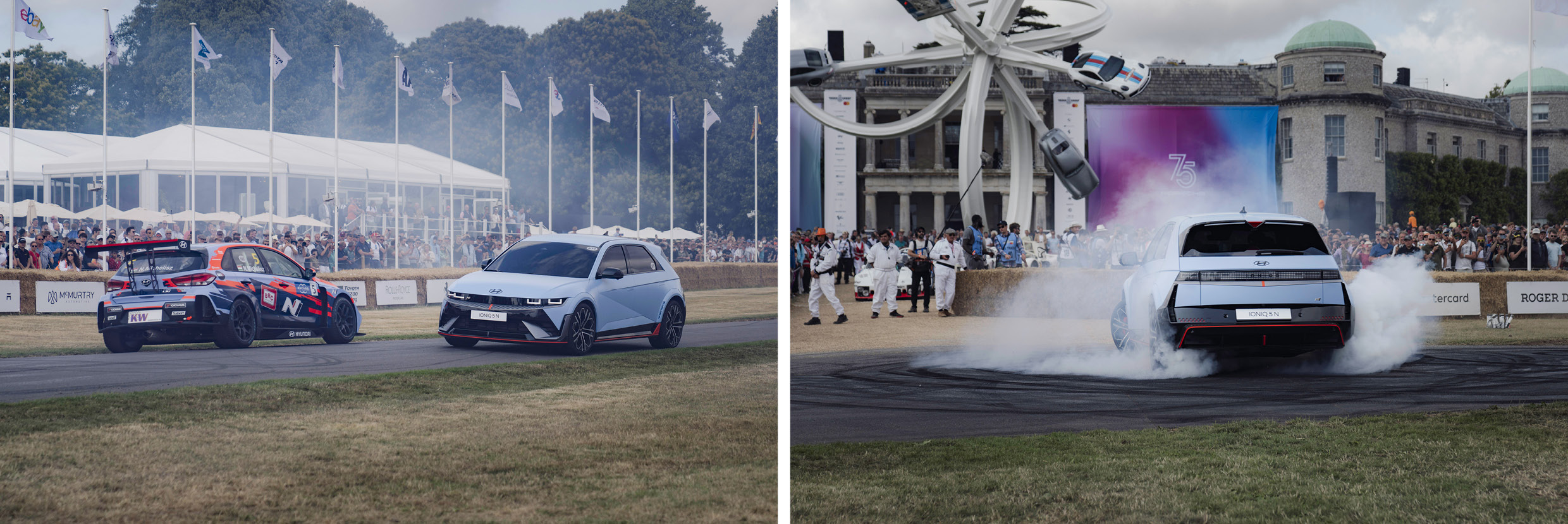 현대자동차 아이오닉 5 N의 주행 모습