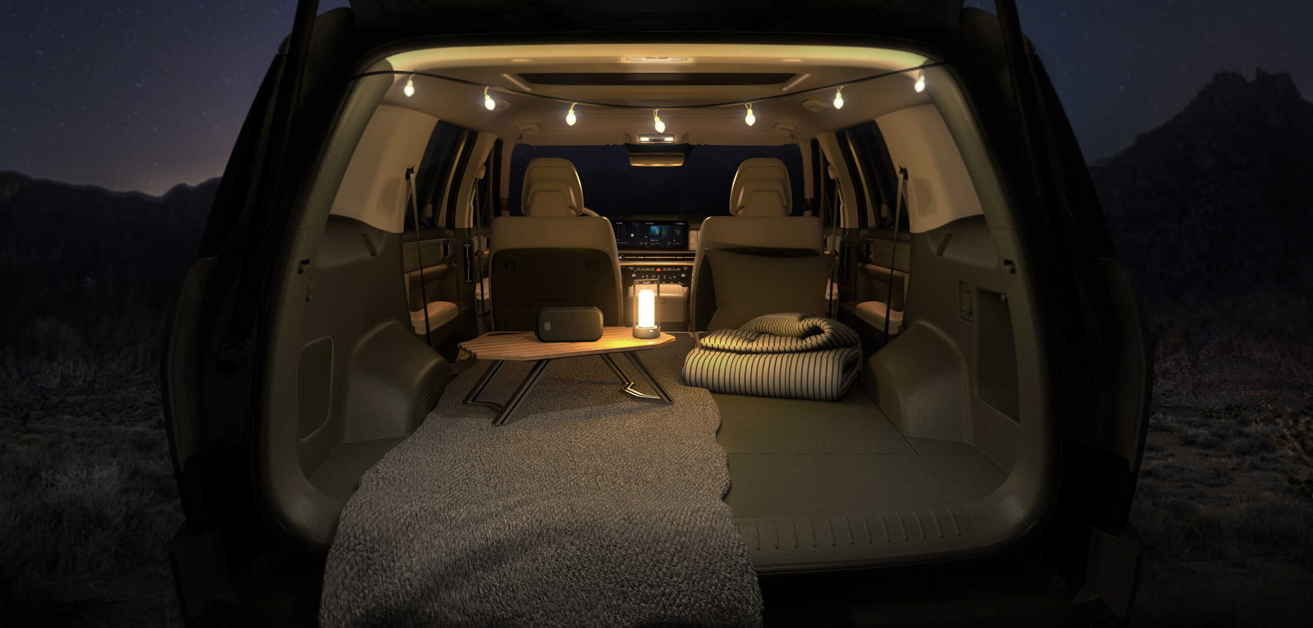 싼타페 실내 공간