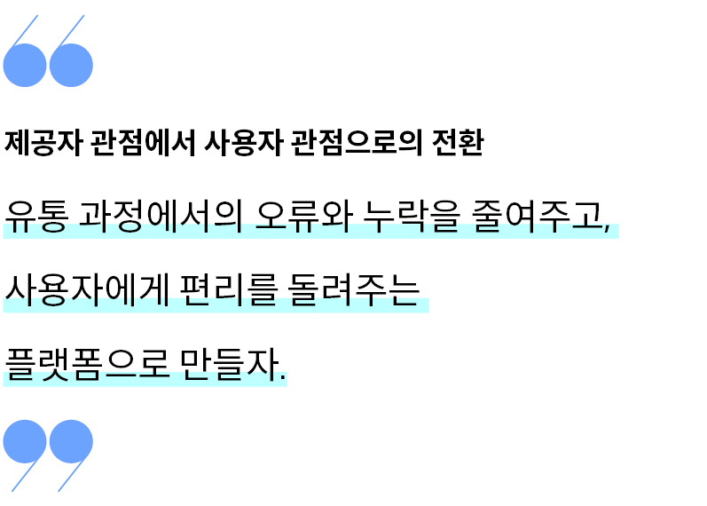 사용자 관점으로의 전환에 관한 발문