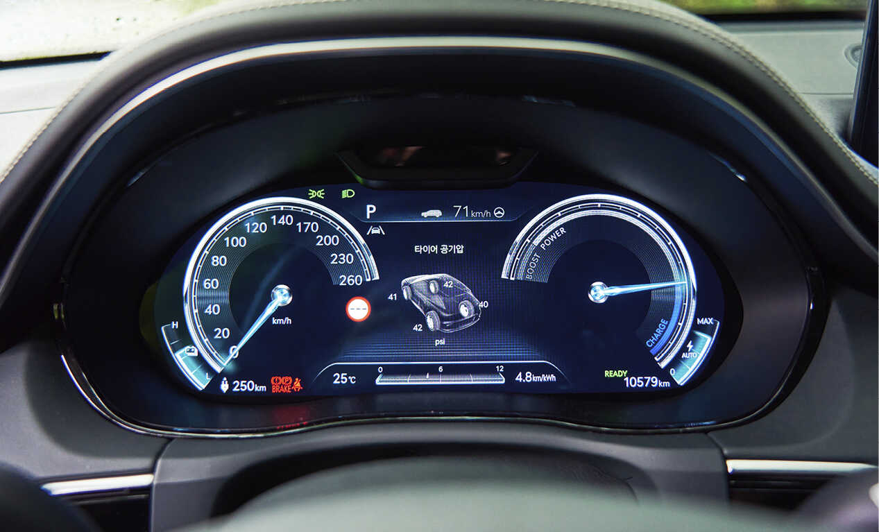 Instrument panel of GV60