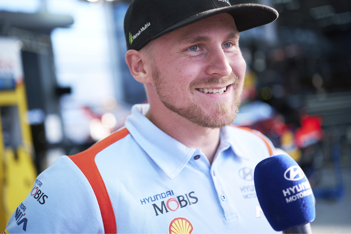 Esapekka Lappi is being interviewed