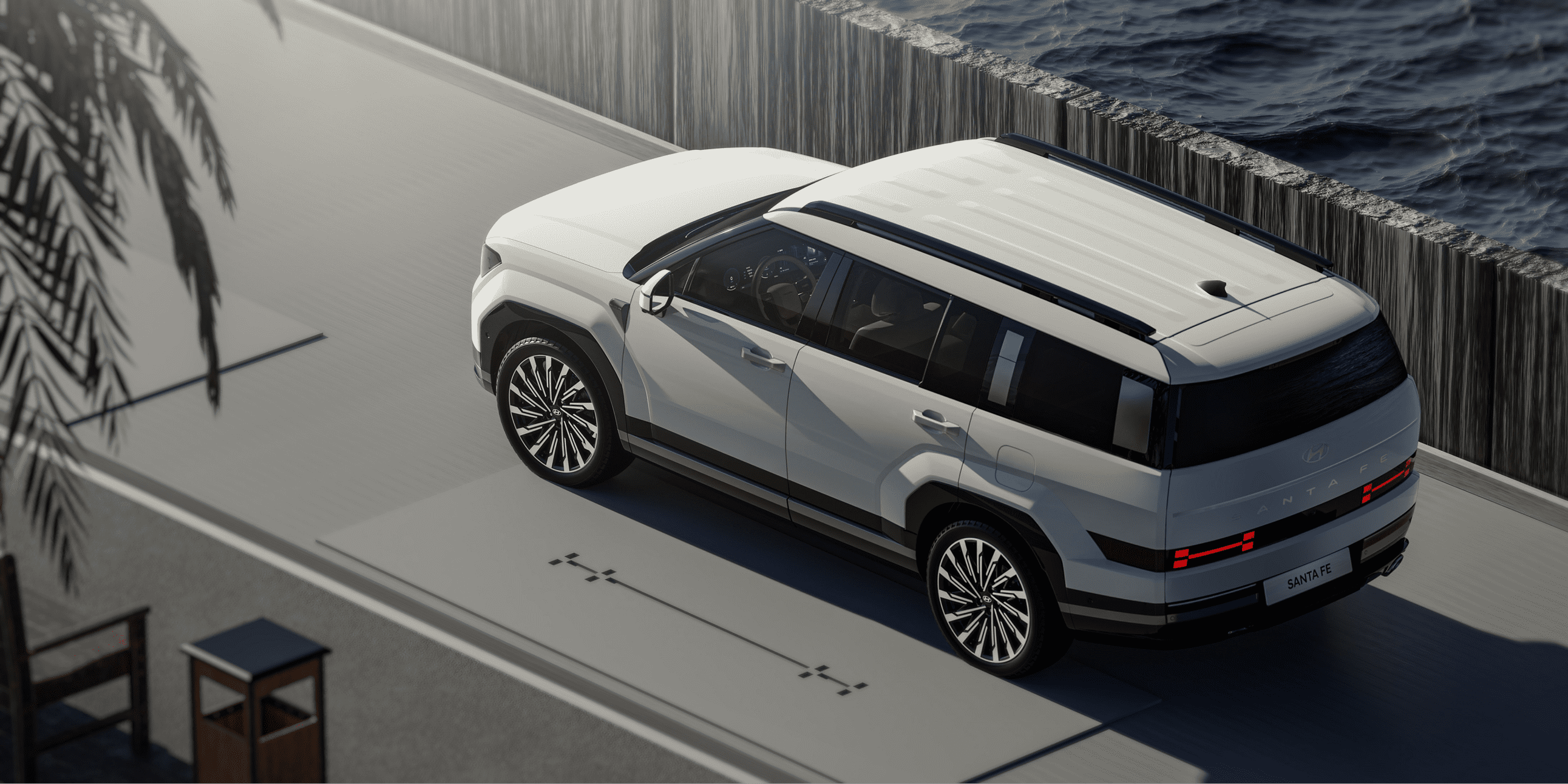 디 올 뉴 싼타페의 측후면