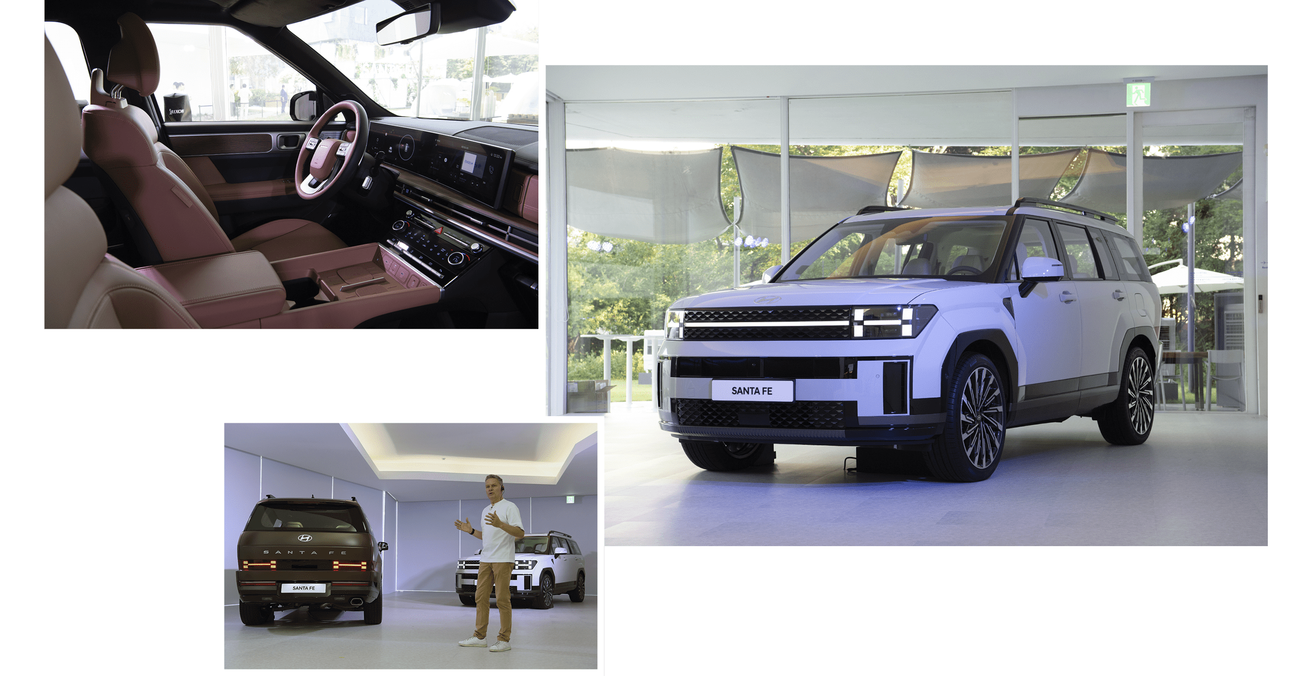 디 올 뉴 싼타페의 디자인을 담당한 사이먼 로스비 상무의 프레젠테이션