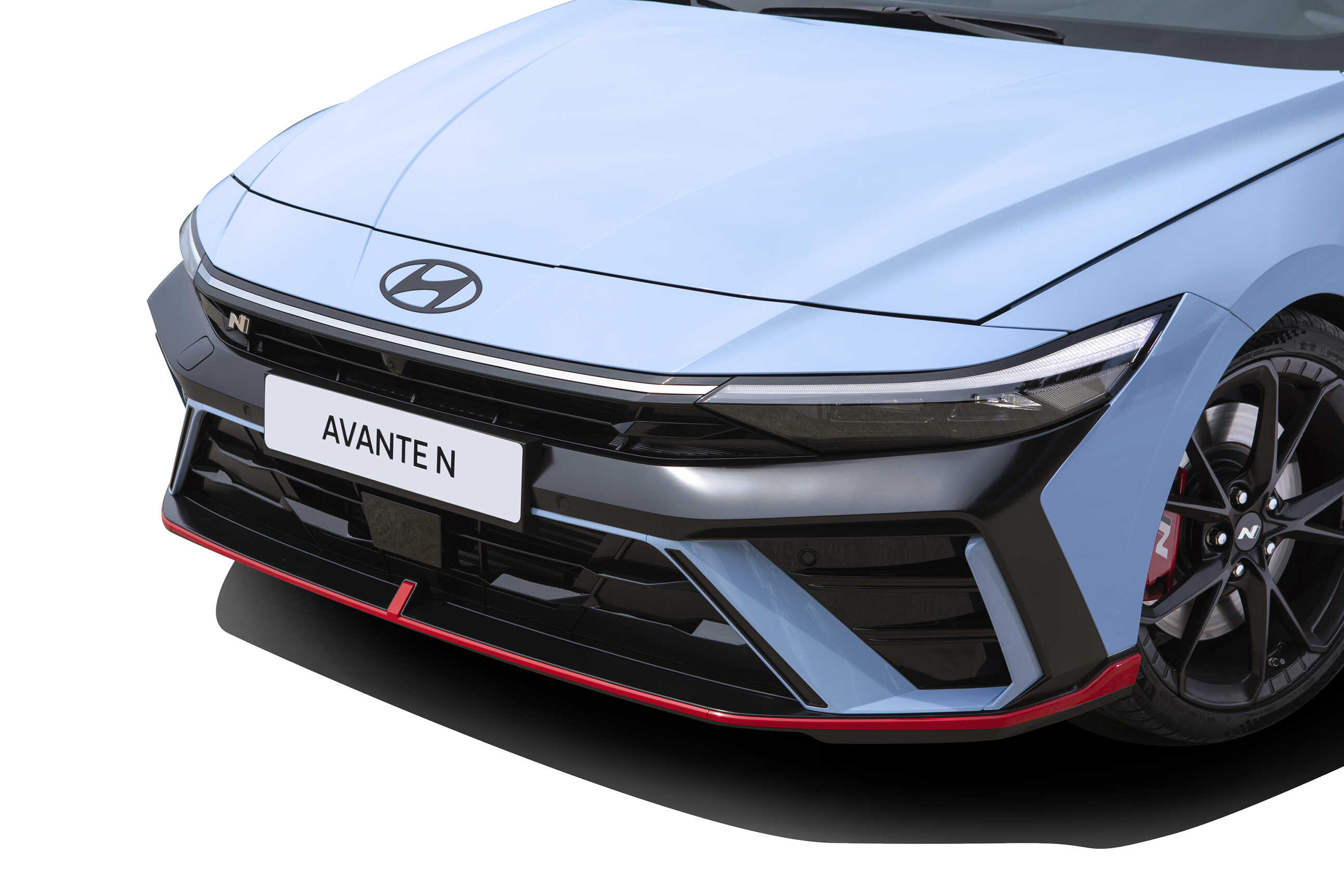 아반떼 N 앞머리