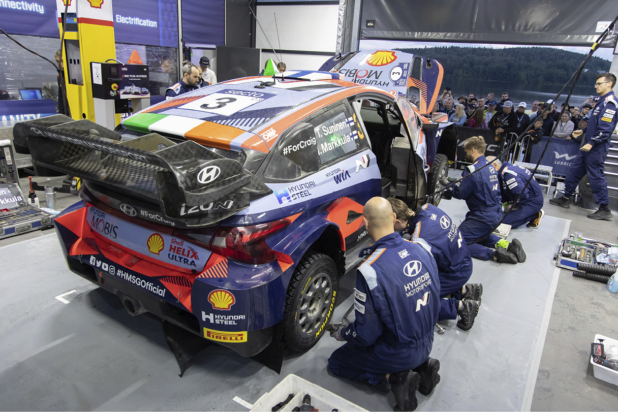 Maintenance of Hyundai Motorsport i20 N Rally 1 Hybrid
