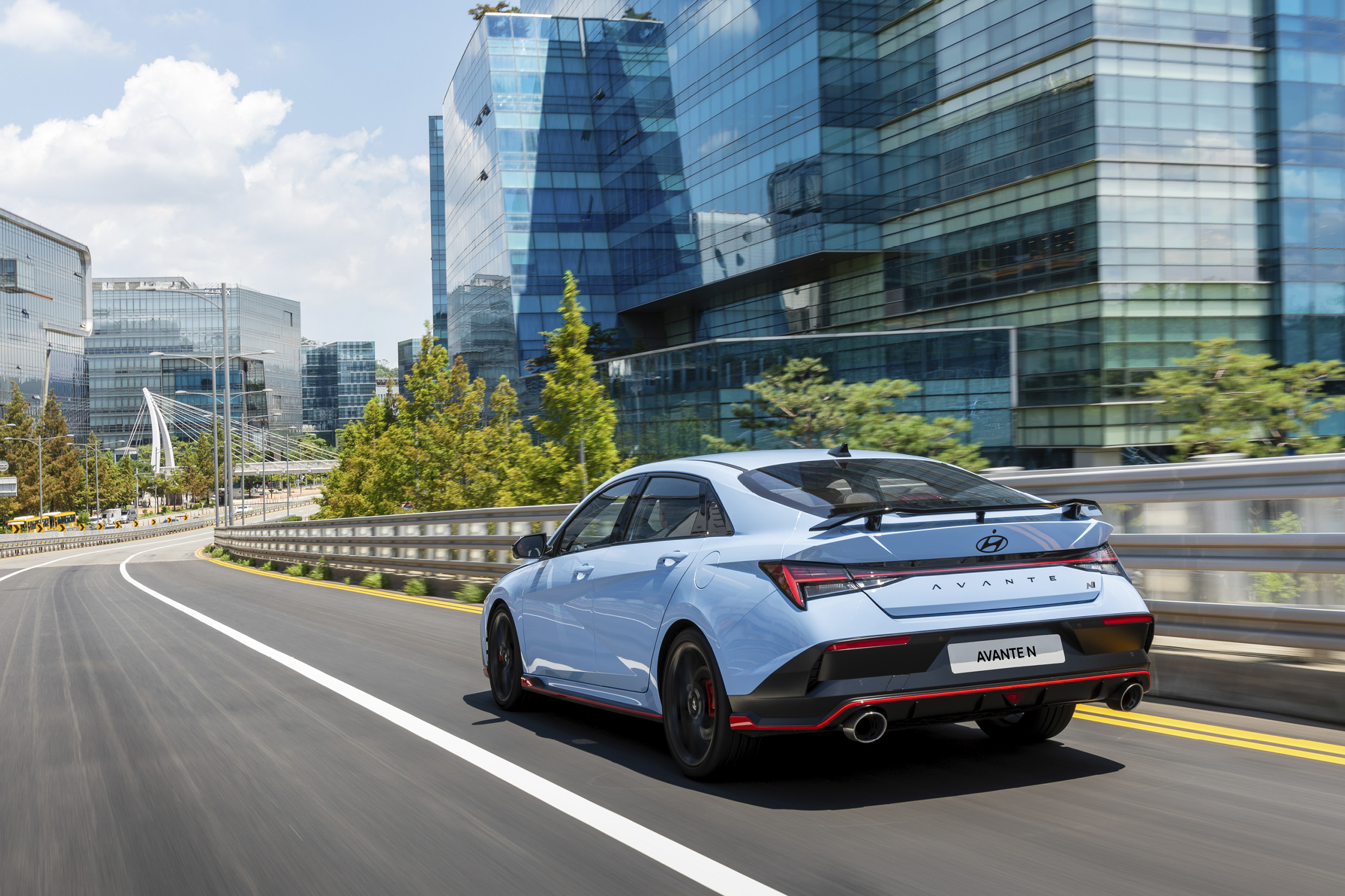 The New Avante N in motion