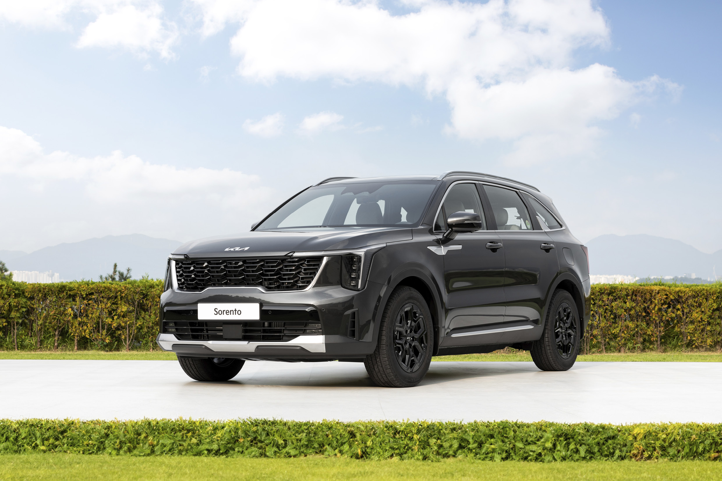 더 뉴 쏘렌토의 전측면