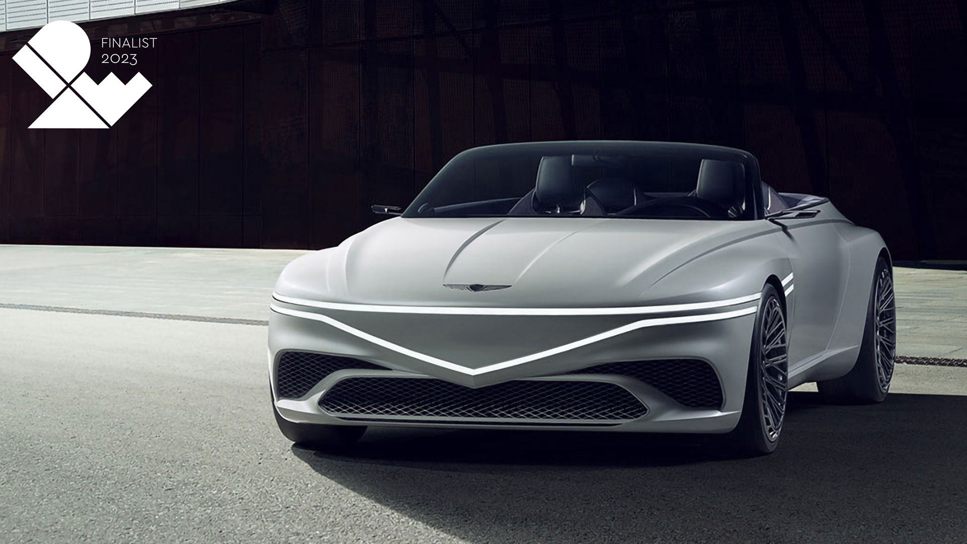 IDEA 2023에서 본상을 수상한 제네시스 엑스 컨버터블의 모습