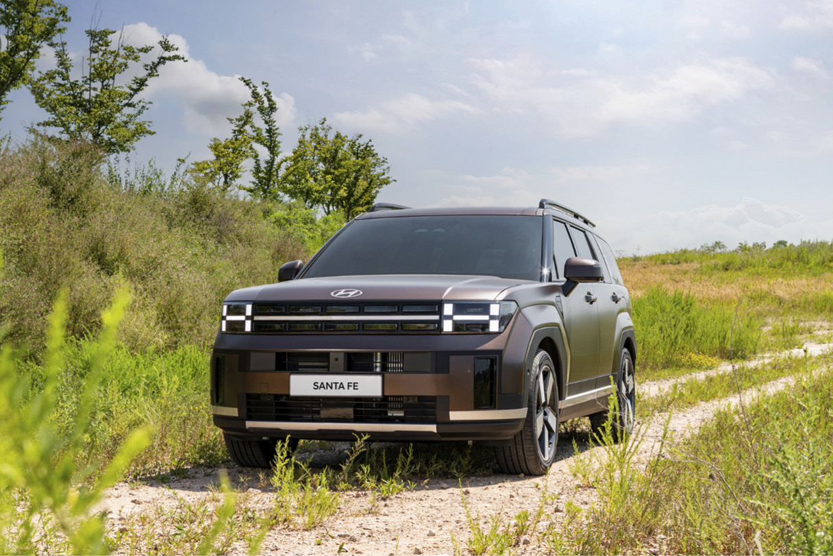 현대자동차 디 올 뉴 싼타페의 앞모습
