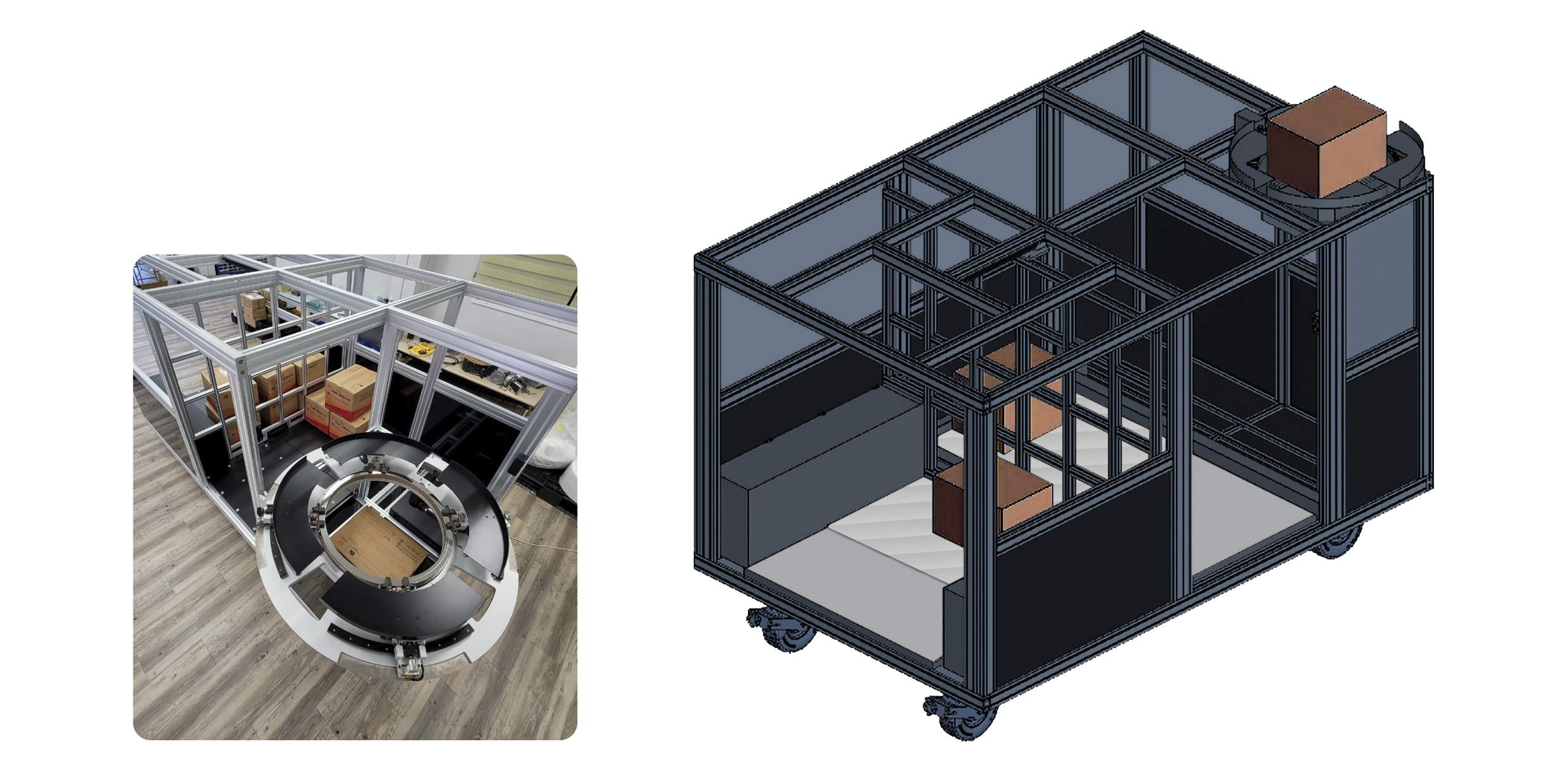 딜리버리용 적재 모듈 프레임