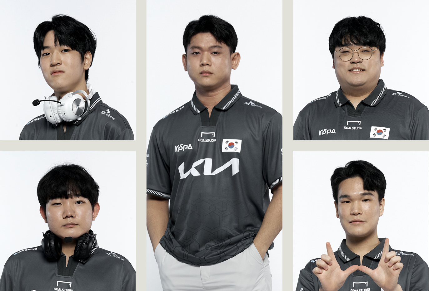 기아 로고가 새겨진 공식 유니폼을 입은 국가대표 프로필 사진