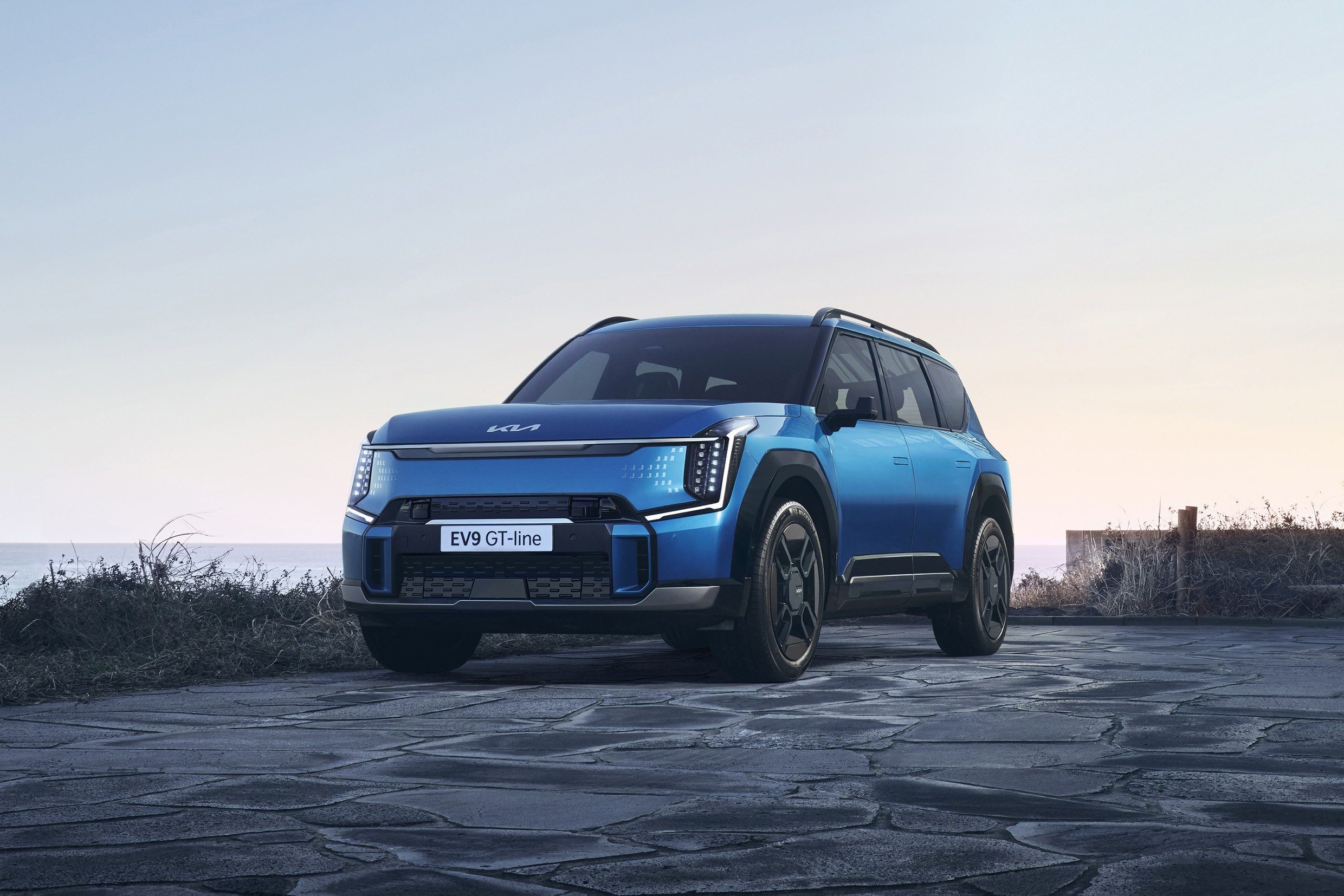 EV9의 전측면