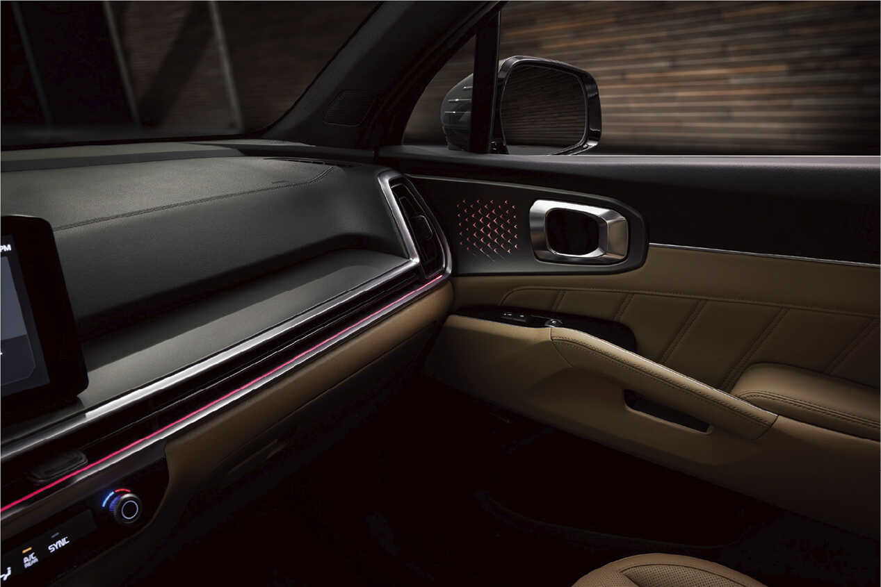 The New Sorento Crush Pad Passenger Seat