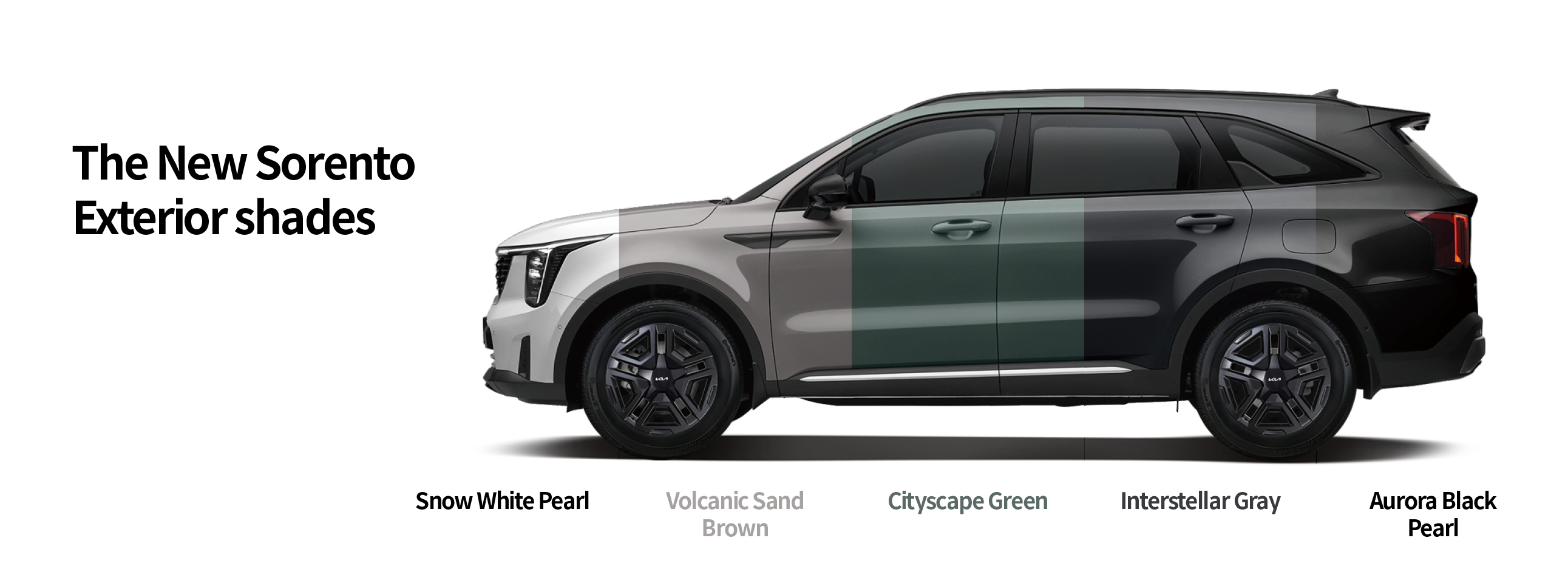 The exterior shades of The New Sorento