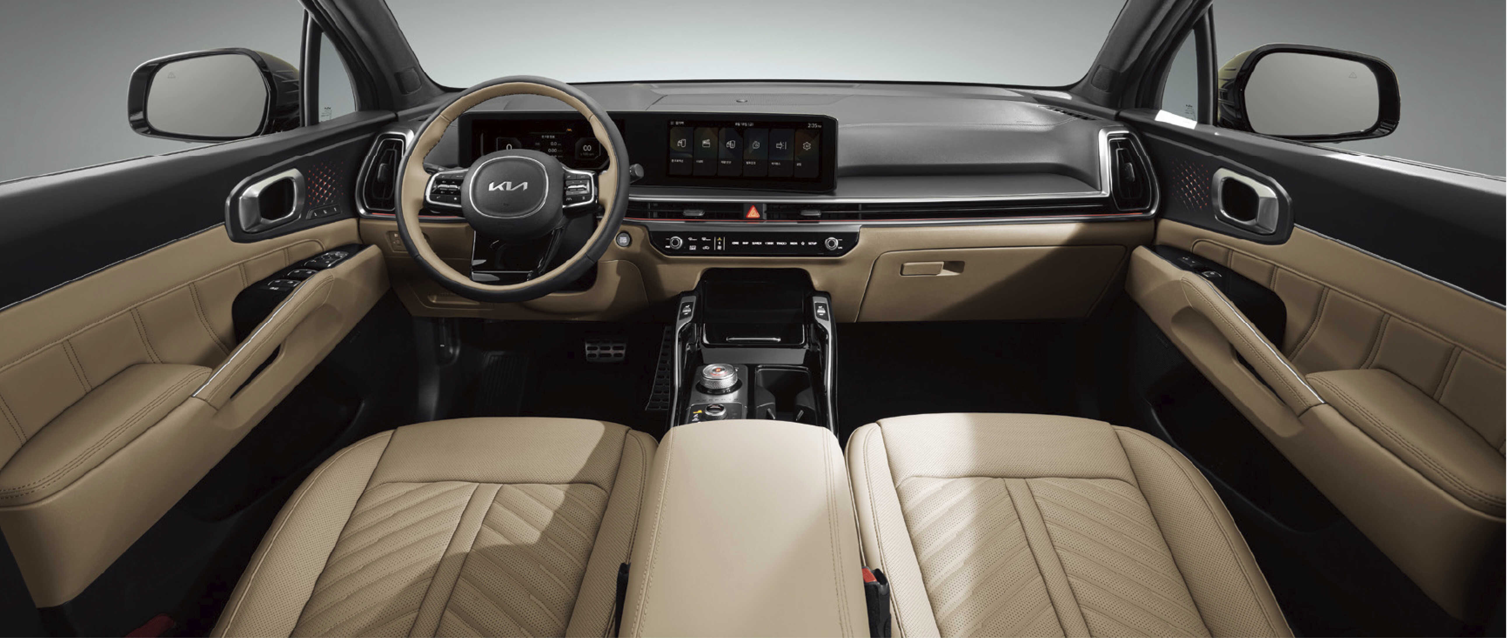 Interior of Kia the New Sorento