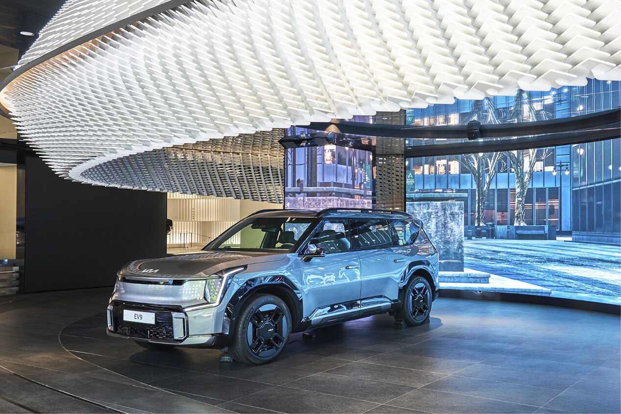 퓨처존의 EV9 모습