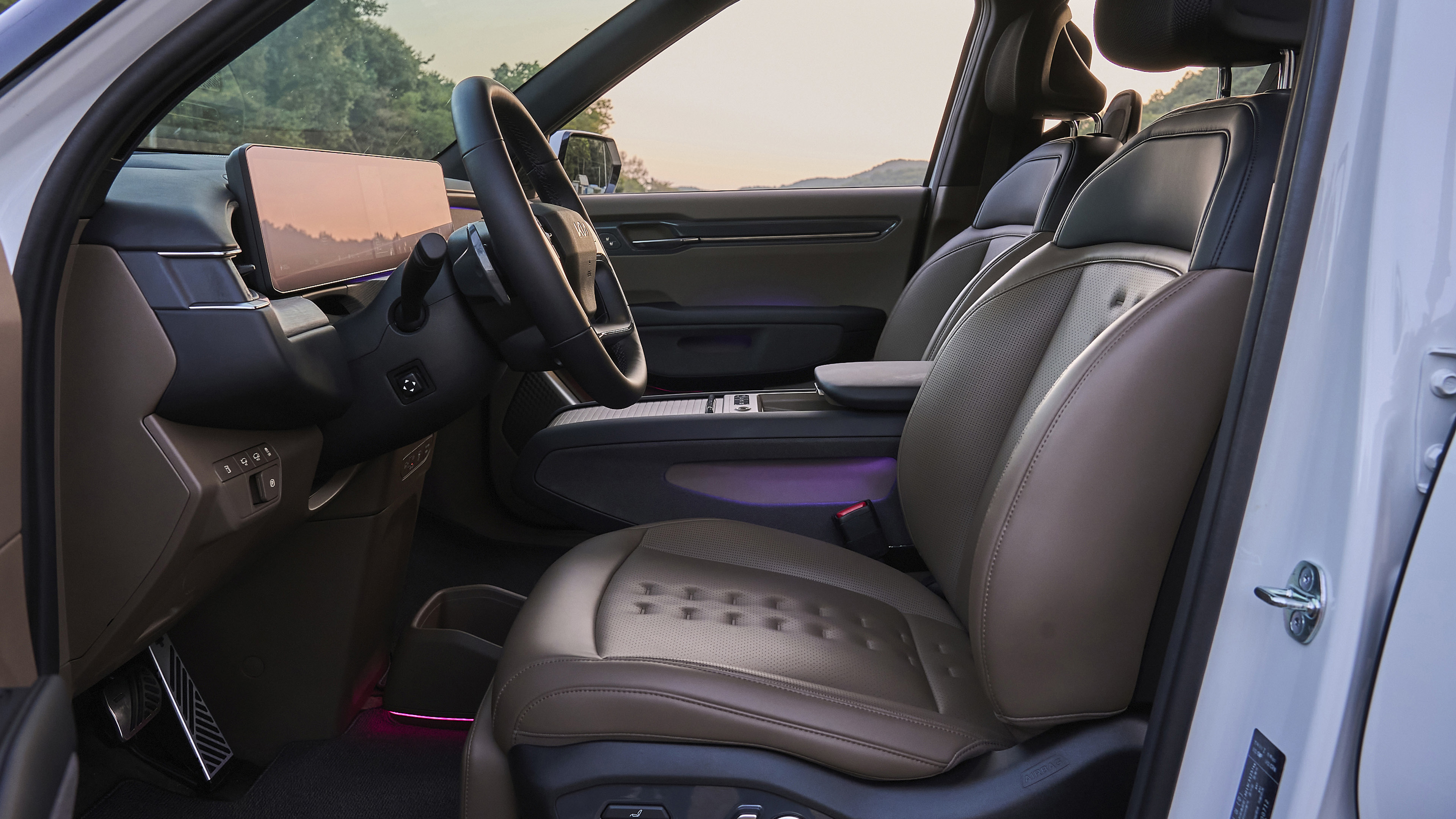 EV9 interior view