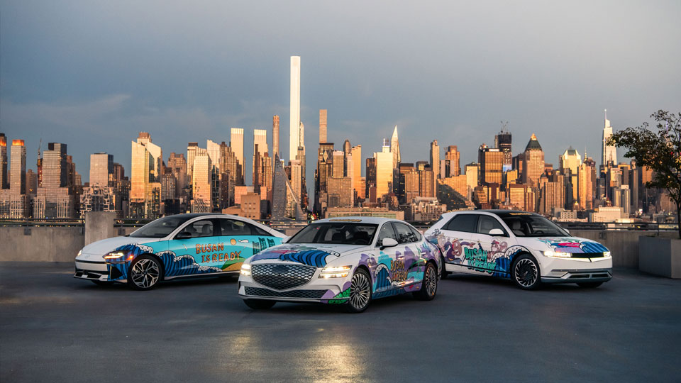 Hyundai Motor Group Showcases Art Cars in New York City Supporting Busan’s Bid for the 2030 World Expo