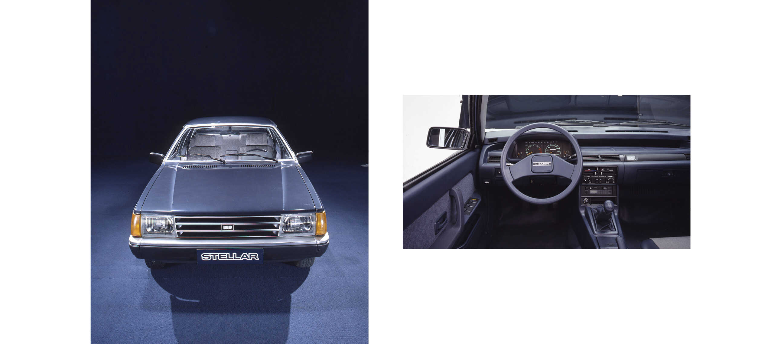 스텔라 초기형의 외관과 실내