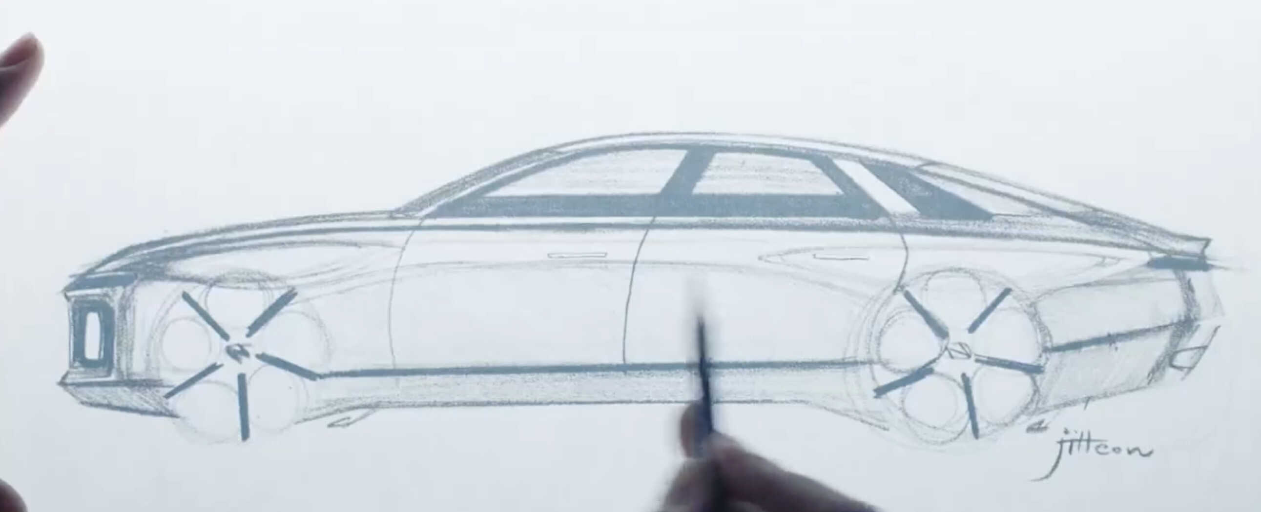 자동차 디자인하는 모습