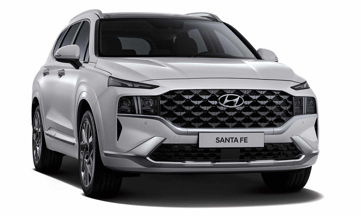 4세대 싼타페의 페이스리프트 모델