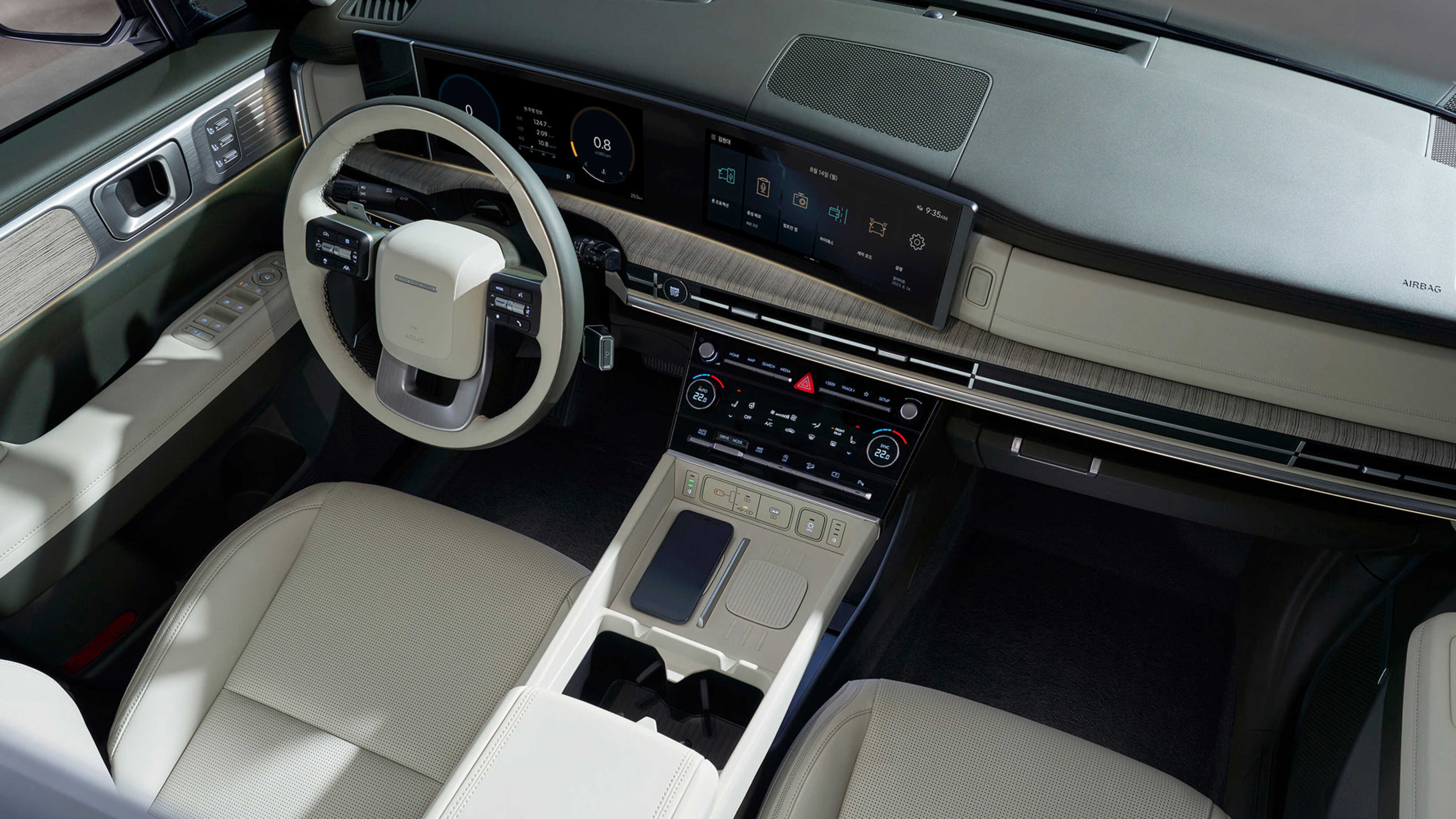 Interior of Hyundai Motor Company’s The All New Santa Fe