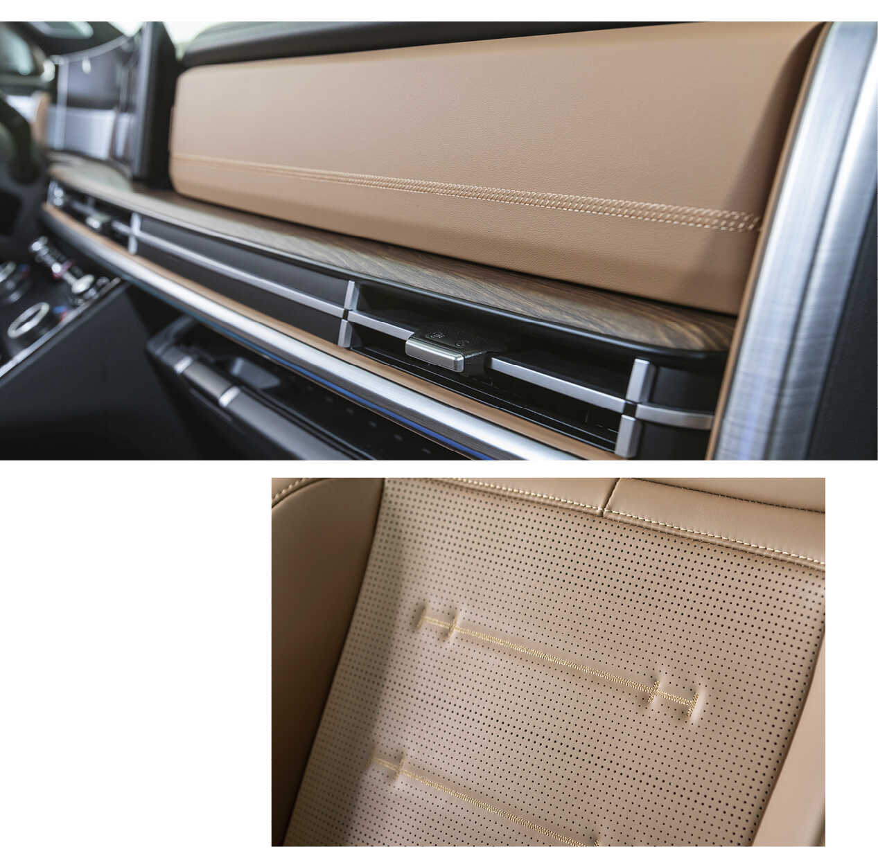 The crash pad of Hyundai The All New Santa Fe